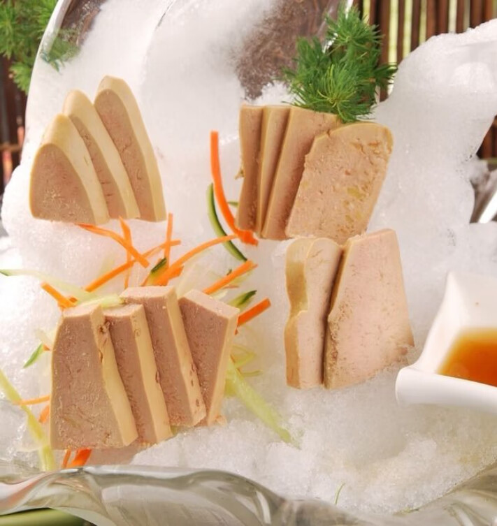 清酒鹅肝 法式鹅肝清酒肥肝冰镇红酒蓝莓肥肝刺身肥肝开袋即食日式肥