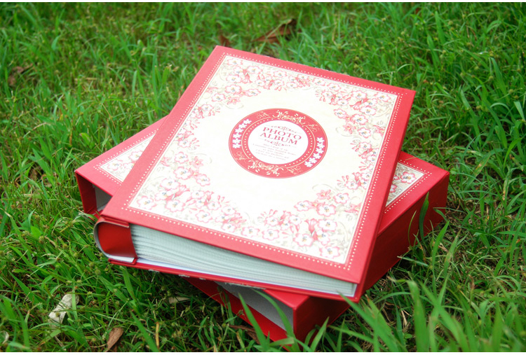 盒装家用相册本过塑可装插页式大六 儿童纪念册相簿礼品 2203-15 绿色