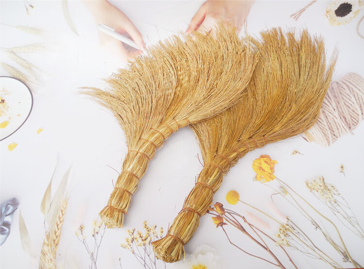 15i)生态米家通用黍子苗笤帚软糜子谷穗扫把床炕大谷农村老式扫帚的