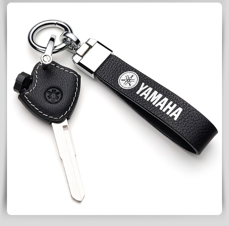 套改装配件迅鹰福喜as125巡鹰丽鹰钥匙扣 雅马哈01【黑色一套】【图片