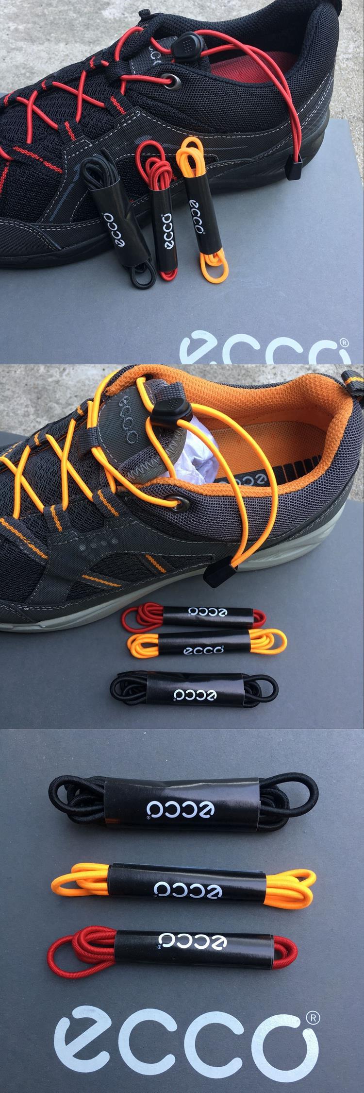 适配爱步ecco运动鞋鞋带运动鞋弹性弹力鞋带橡皮筋懒人圆鞋带黑色均码
