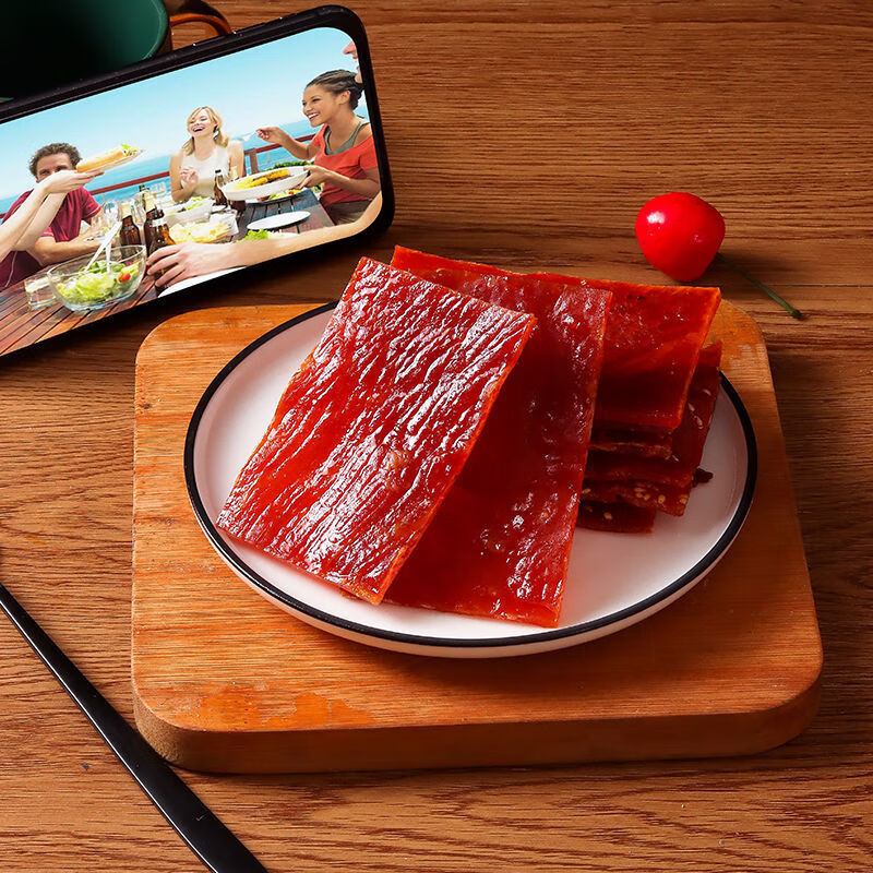 猪肉铺【48小时发货】靖江猪肉脯碎片边角料零食按斤捡漏代工厂下脚料