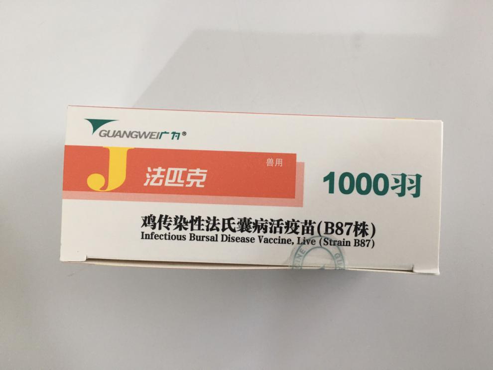 哈药法匹克鸡传染性法氏囊活疫苗小鸡疫苗禽疫苗肉鸡疫苗鸡药鸡用法