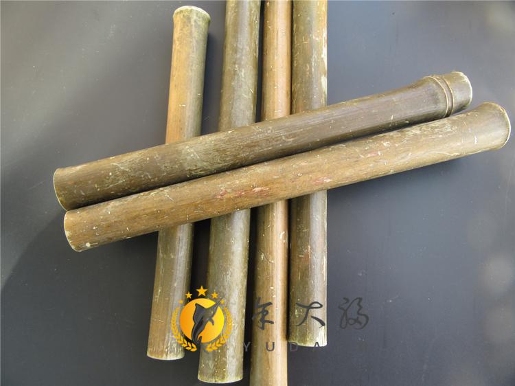 隆鼎实心竹实心玉竹原材料实心竹毛料竹子水煮料文玩手把件雕刻定制