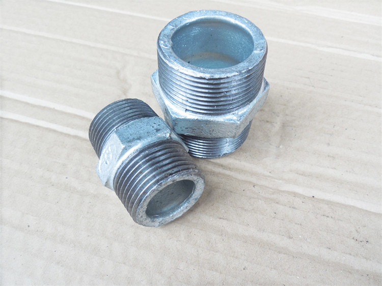 玛钢镀锌管对丝接头快接六角铸铁直接双头外丝消配件dn15-dn100 dn32