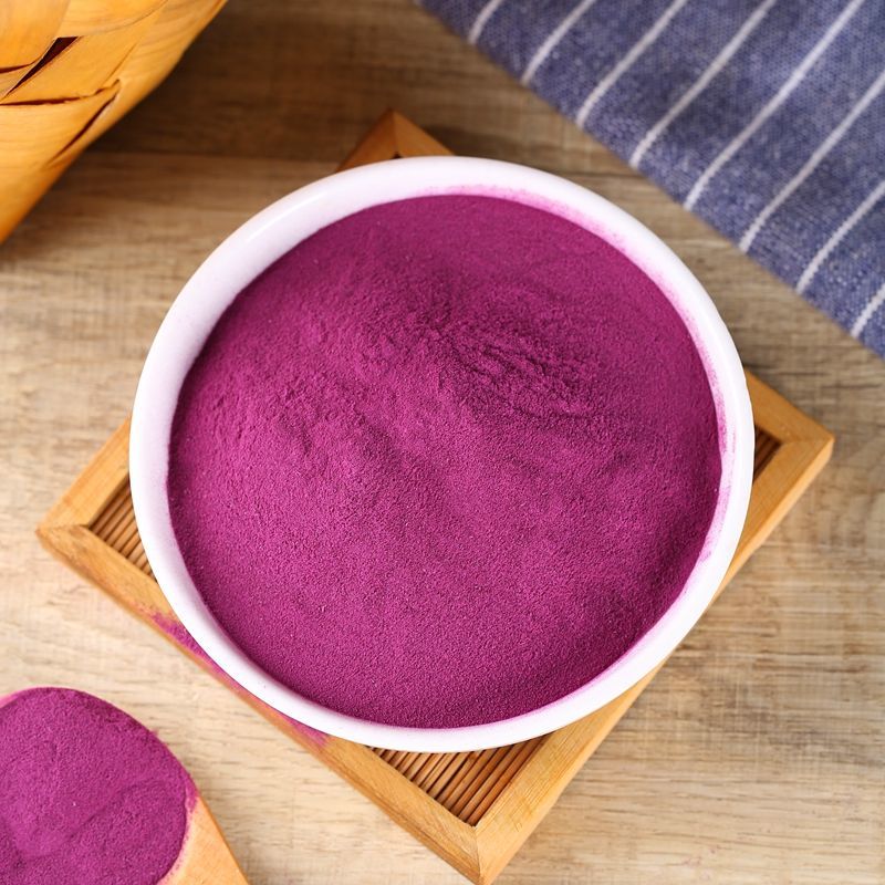 纯紫薯粉熟即食冲泡代餐烘焙糕点馒头面用调色华海春 紫薯粉(熟)500克
