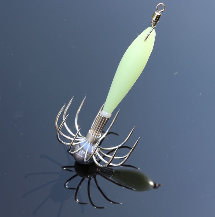 日本鱿鱼钩吹同仔钩荧光夜光小鱿鱼钩吹筒杀吹桶吹同海兔钩12爪钩12