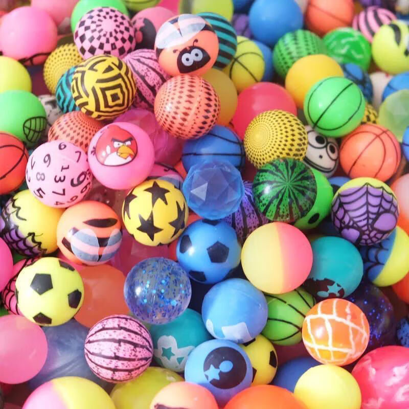 弹力球110抽 5毛110抽 小卖部抽奖玩具弹力球七龙珠摸奖小学兑奖球含