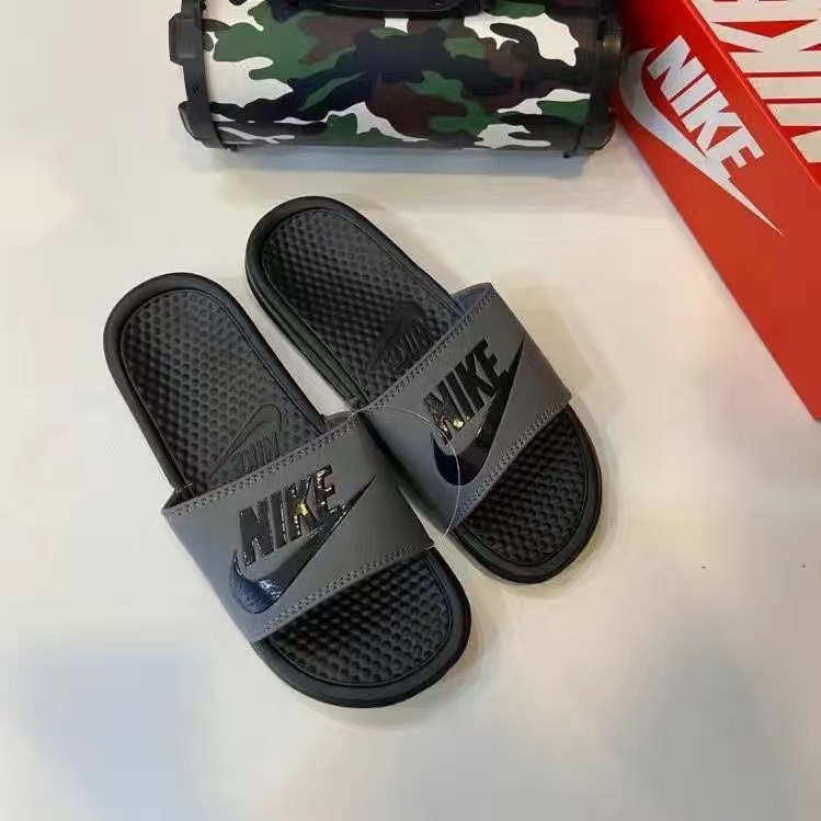 运动拖鞋男潮牌ins个性夏季外穿一字拖女防臭户外情侣凉拖乔6白灰36