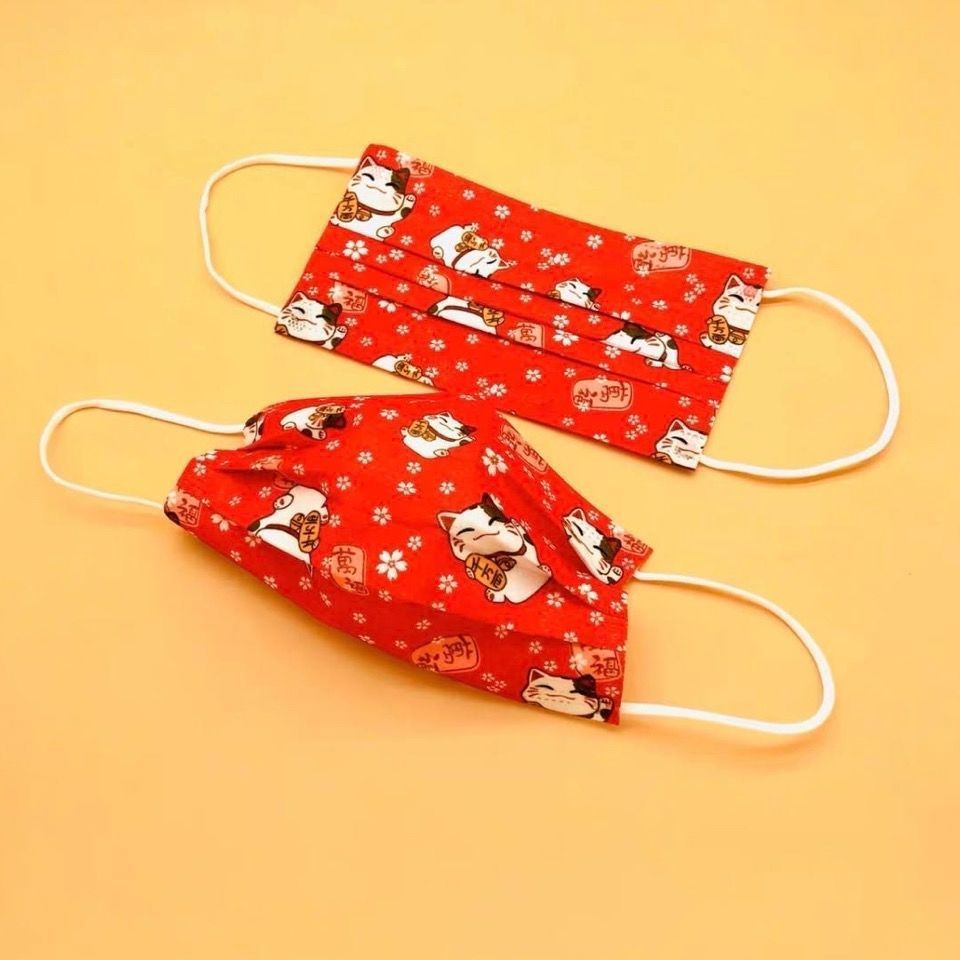 高品质成人防护口罩2021新款渐变星空成人彩色印花口罩时尚个性三层含