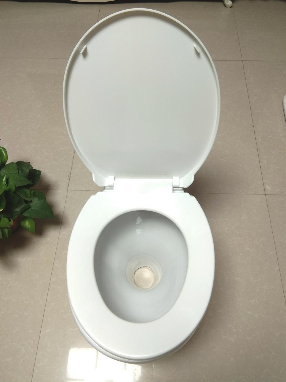 旱座便老年孕妇专用用旱厕坐便器出租房马桶农村 特大方口(加厚盖板)