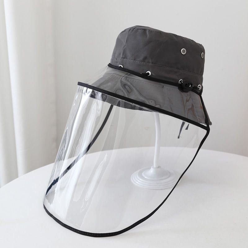 头戴式防溅油面罩做饭挡油神器厨房灶台脸防油防溅面罩透明护脸罩挡油