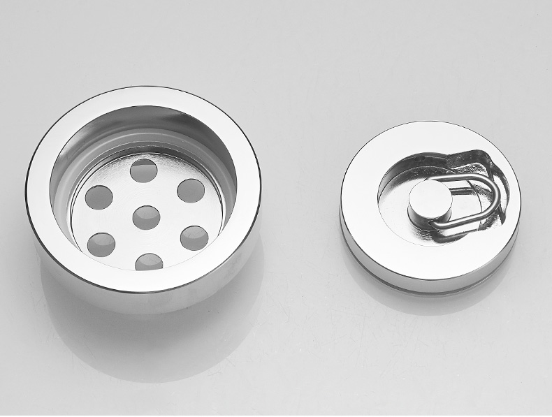 全铜浴缸地漏游泳池水池塞子鱼池下水器排水圆形防头发地漏塞堵头好