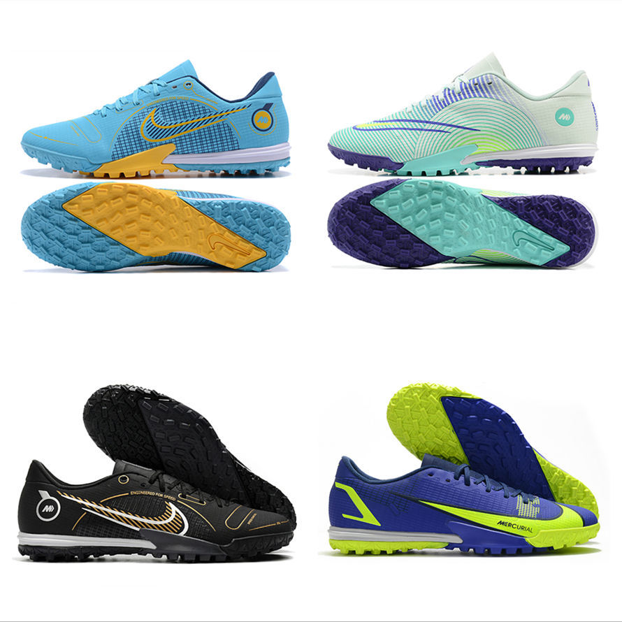 【现货速发】刺客14中端低帮tf碎钉人草足球鞋c罗刺客14.