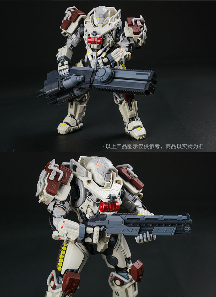 灵笼重立体新时模型13304灵笼112mu2型重立体拼装模型控场型杰夫机甲