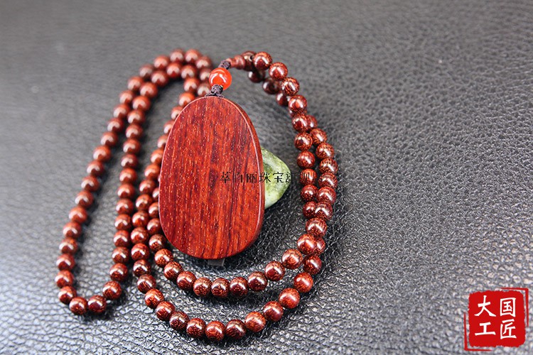 萃百丽cbli小叶紫檀木本命佛观音如来佛吊坠普贤菩萨守护神项链开运