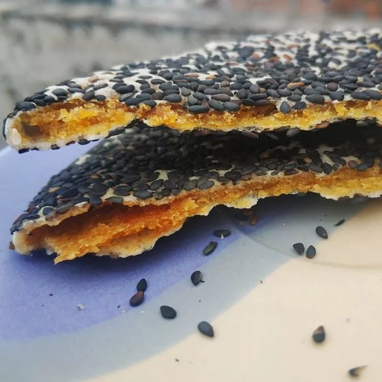 5折 灵山芝麻饼 广西灵山特产芝麻饼沙坪手工制作传统小吃老式横县香