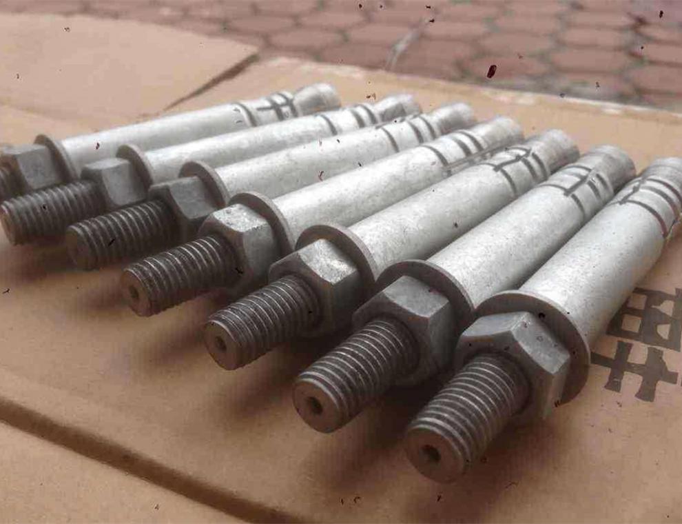 后扩底切式机械锚栓后扩孔螺栓自切式扩切一体单双管国标膨胀螺栓 12*