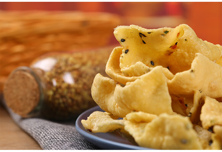 江西农家自制赣南大余沙炒烫皮小块蒜香微辣客家土特产750g【图片