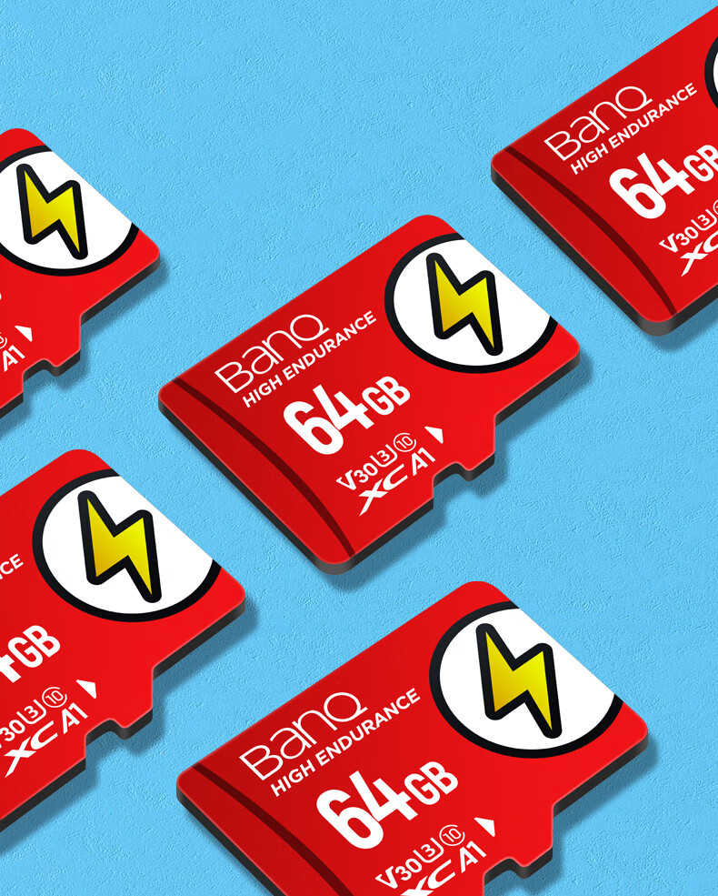 金士顿通用【官方】banq 64g内存卡高速tf卡行车记录仪内存专用卡