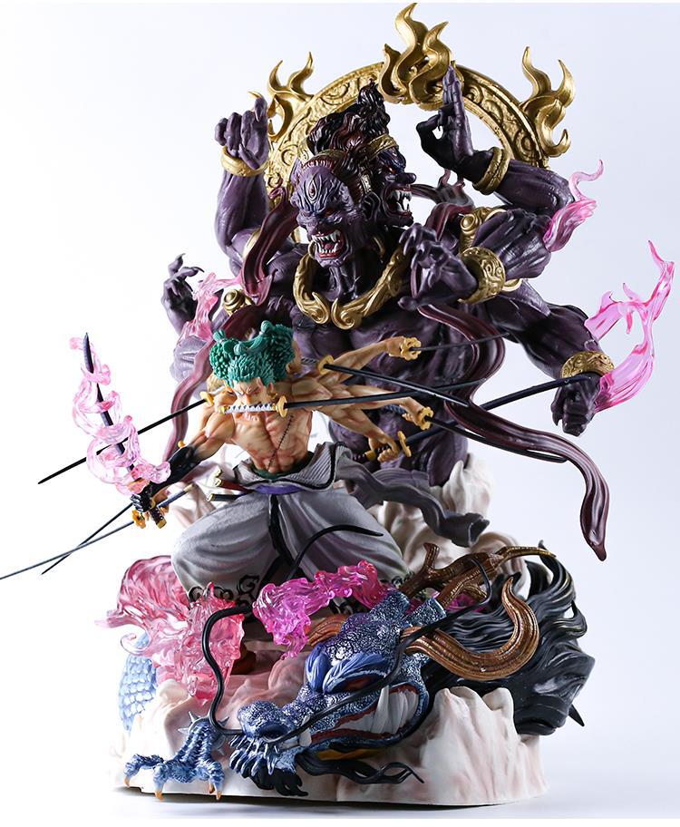 海贼王索隆鬼气九刀流 海贼王mrj索隆 和之国 鬼气九刀流 gk雕像模型