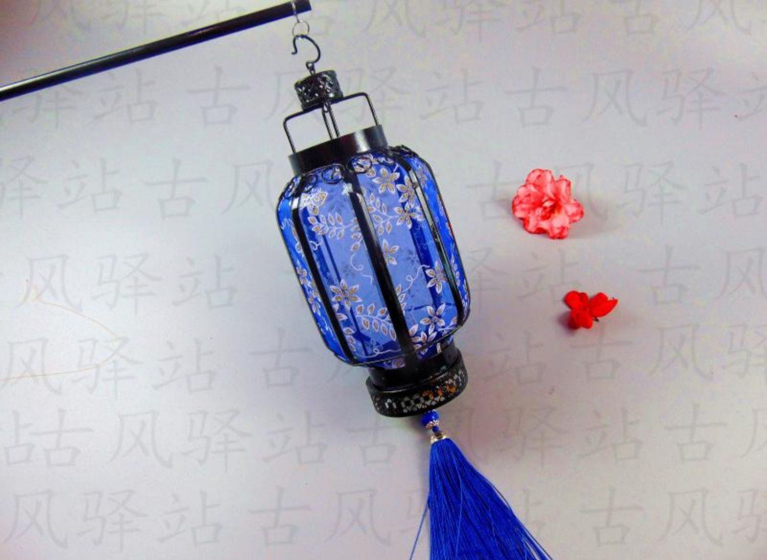 可狄仿古手提小灯笼汉服古装婚庆拍摄道具新年中秋节日装饰古风宫灯红