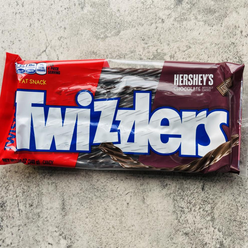 美国twizzlers多滋乐扭扭糖混合甜酸樱桃甘草草莓味吸管糖果