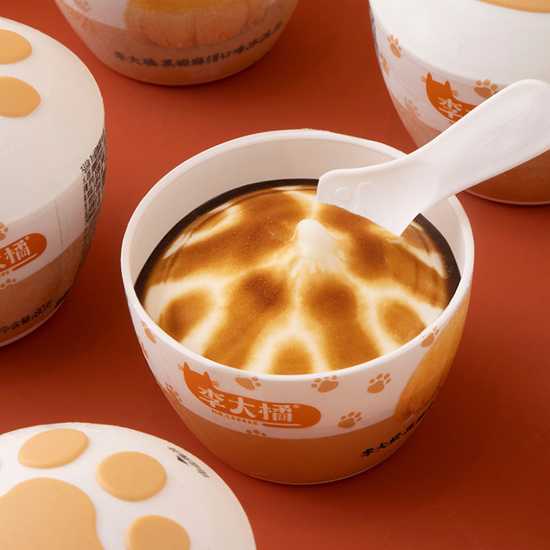 10杯 李大橘猫爪杯黑糖麻糬口味【图片 价格 品牌 报价】-京东