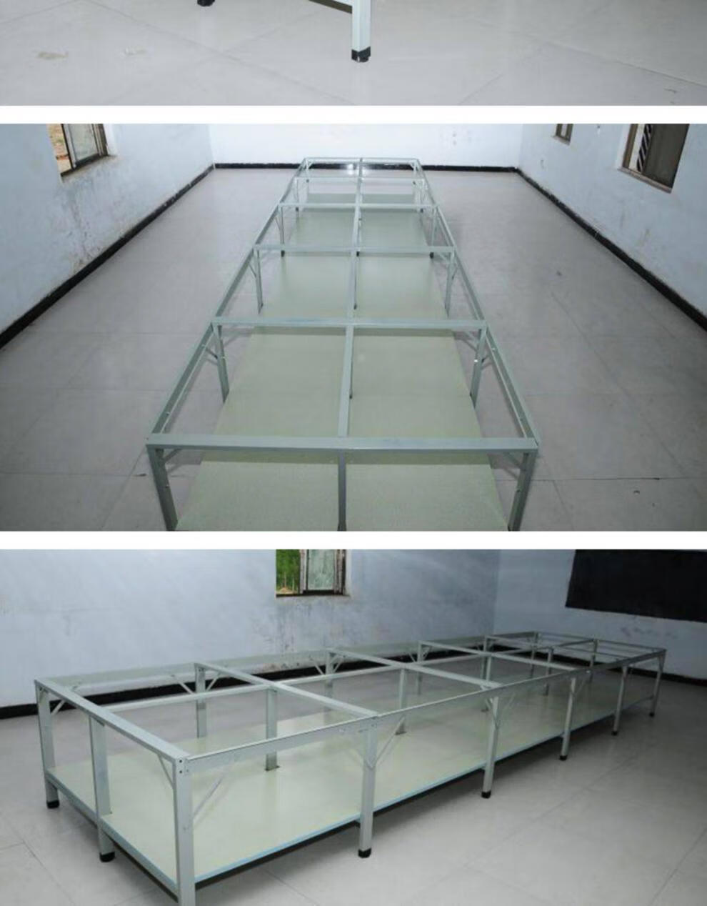 双层裁剪台裁剪桌子服装厂裁床台组合工厂裁剪板台板裁缝桌工作台1812