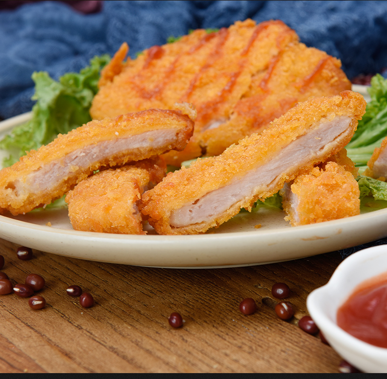 猪扒黄金炸猪排日式猪排饭香煎猪扒饭油炸小吃半成品猪肉排