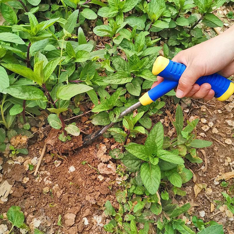 園藝小栽苗挖蒜鏟農用挖野菜拔草工具挖藥材蚯蚓種花種菜精品大蒜剪一