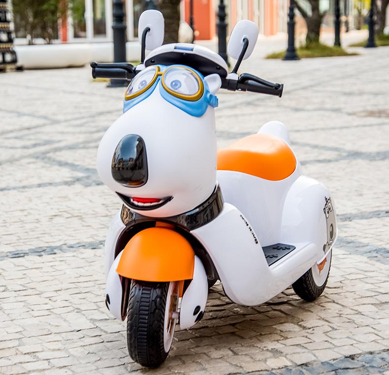 倒霉熊小车车倒霉熊儿童电动摩托车男孩三轮车充电遥控电动车宝宝大号