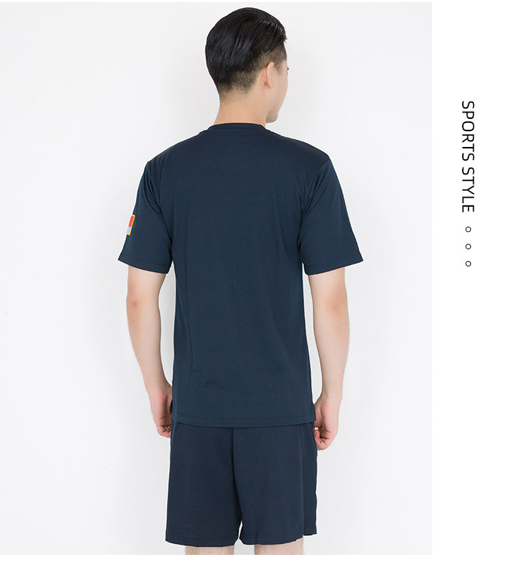 泰鸢套装 飞行员圆领短袖t恤衫速干军迷户外男 白色短袖 165-170/84