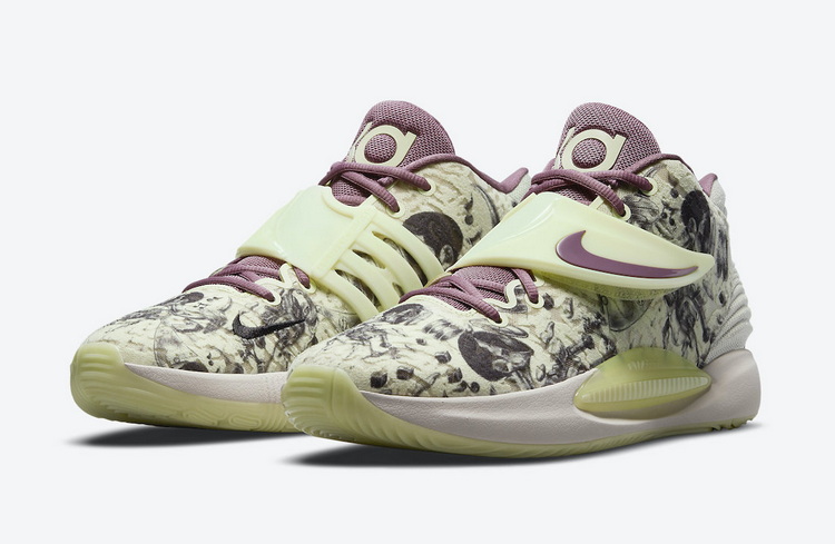 耐克杜兰特14代篮球鞋zoom kd14ep气垫缓震实战球鞋cz0170-10优品