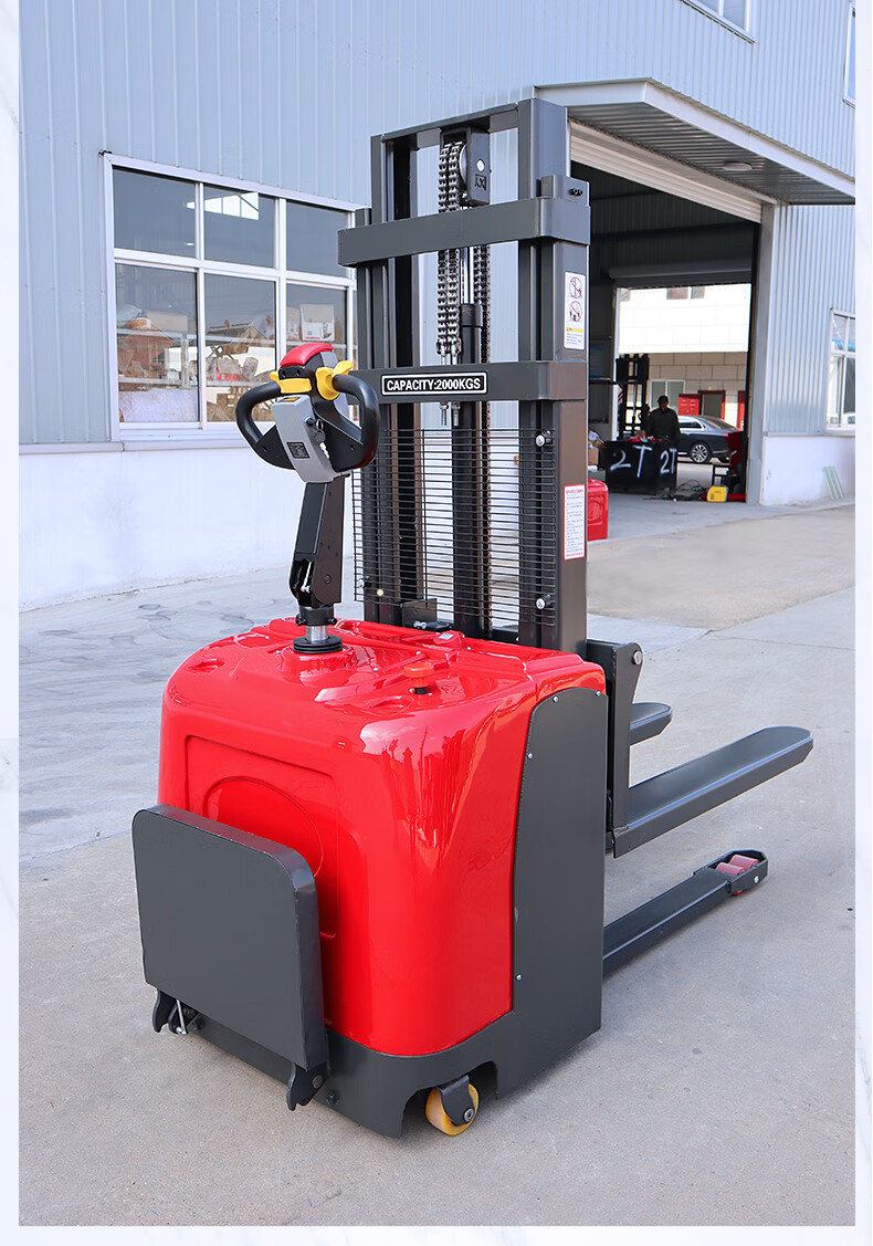 电动叉车电动堆高车2吨全自动液压升高车1吨小型搬运升降铲车电动叉车