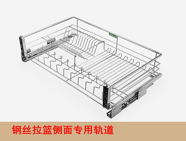 不锈钢阻尼拉篮安装图图片