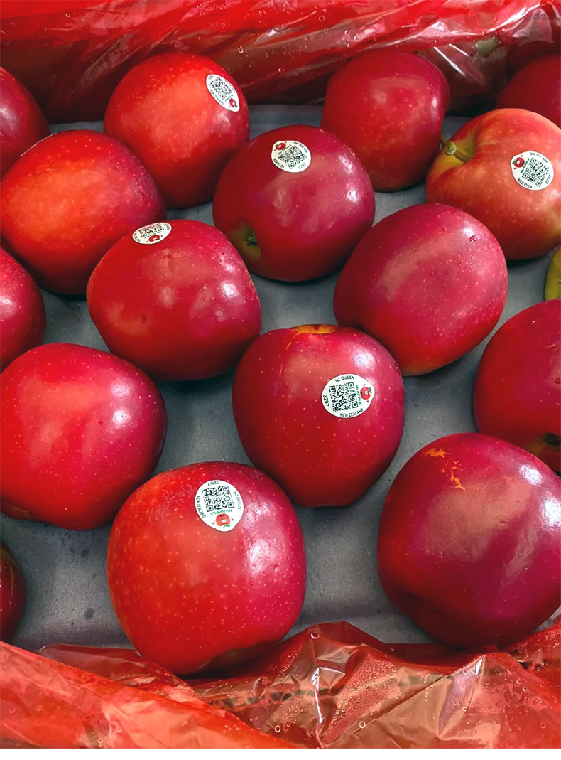朵蕙 新西兰红玫瑰苹果新鲜水果脆甜红苹果顺丰 3斤 75mm(含)