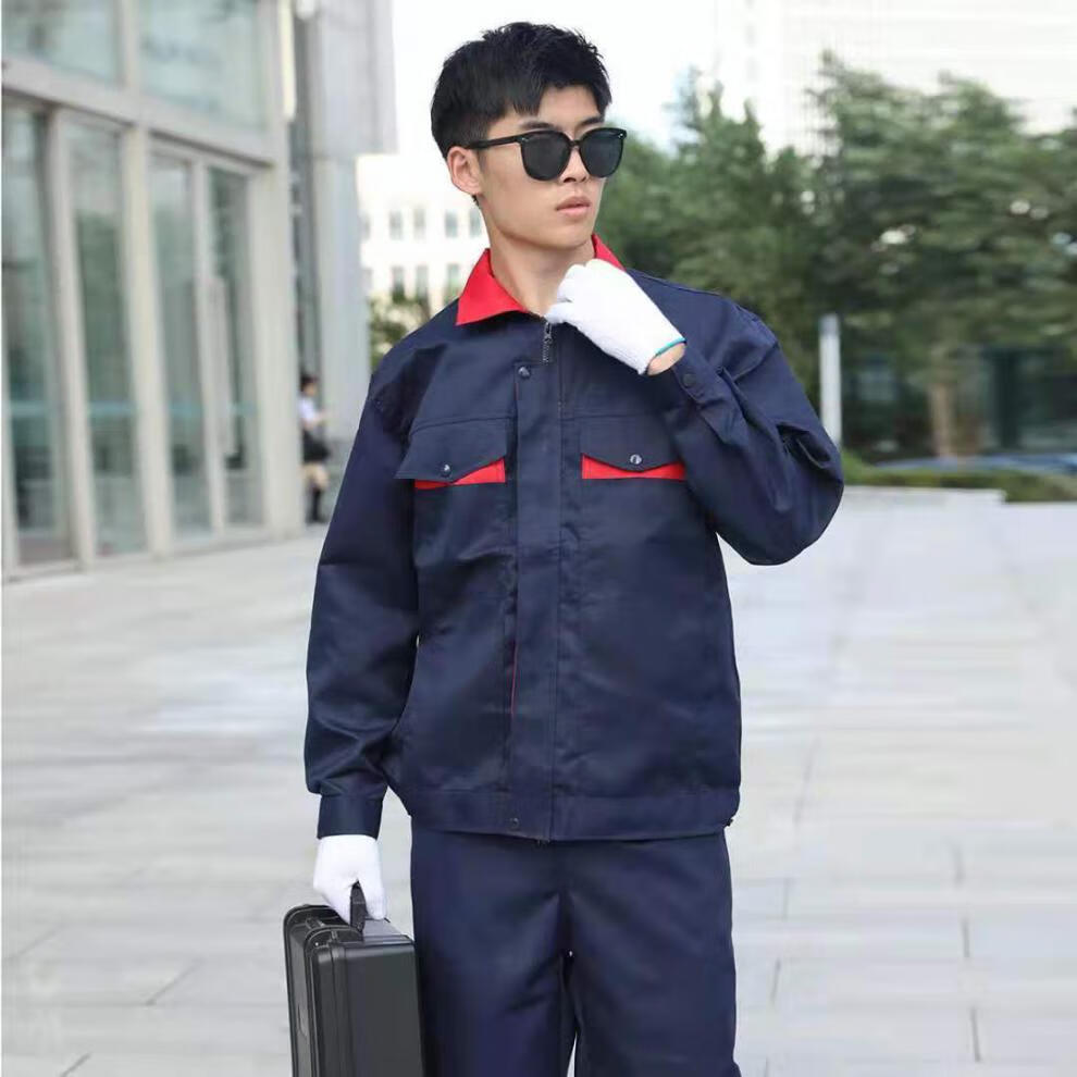 秋冬工作服耐磨工作服耐脏车间工作服加厚纺织厂劳保服工地建筑工作