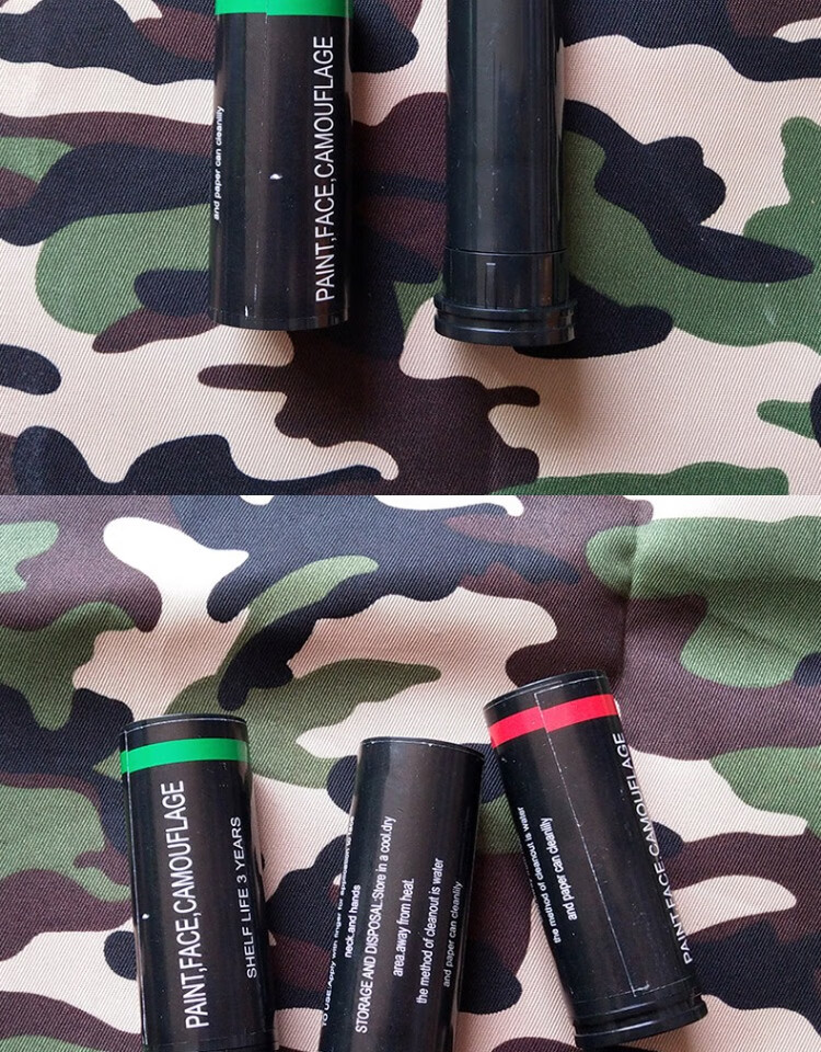 迷彩油cs户外 战术伪装三色迷彩油 军迷cs户外仿生油彩 夏令营戏剧