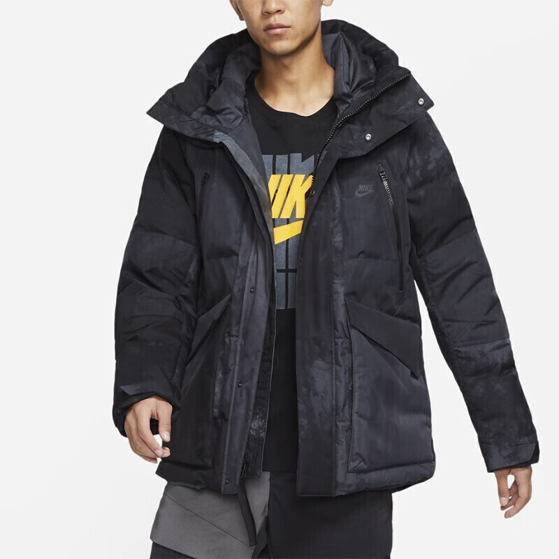 耐克(nike) 羽绒服男冬季连帽休闲时尚潮流运动保暖运动服dd8288-010