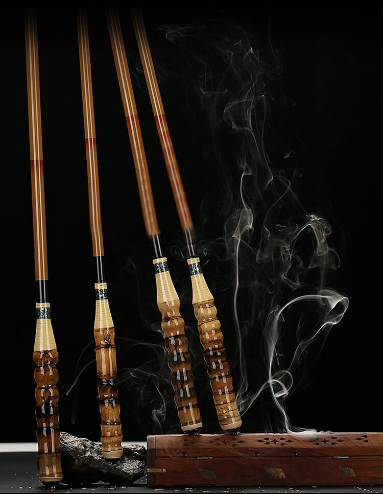 三锦罗汉竹鱼竿鲫鱼竿28调超轻超细台钓竿超硬碳素钓鱼竿鱼杆手杆鲫竿