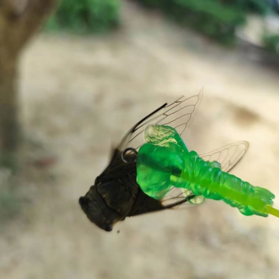 汐岩 捕蝉杆知了杆可伸缩超硬捕蝉神器抓知了猴杆捕蝉工具粘手粘球 11