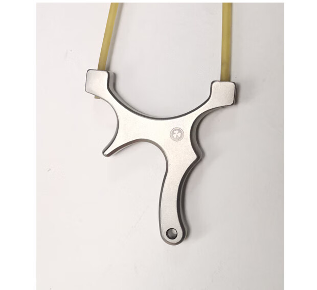 崛适卡球弹弓歪把子不锈钢顶卡两用卡球过顶单卡弓高精度歪把弹弓304