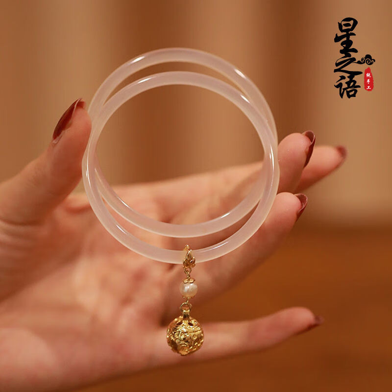 默研汉服日常百搭一步一响一步一想古风宫铃铃铛饰品手镯叮当镯手链女