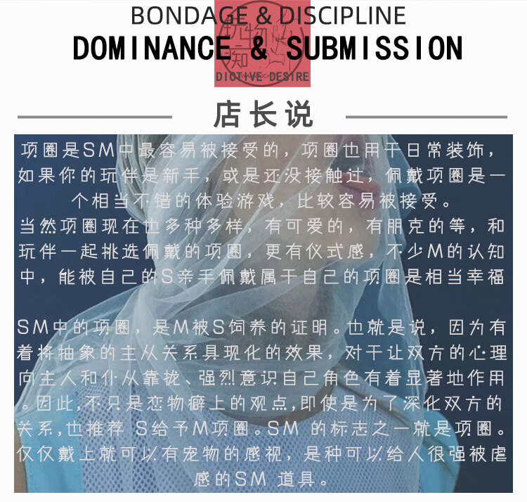 主仆项圈男奴男m女m牵引铃铛大号情趣铃铛趣情用品调情项圈镂空铃铛