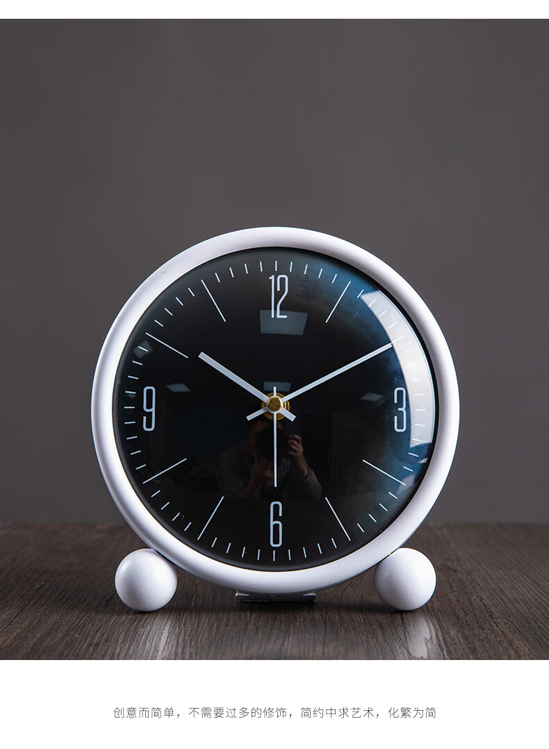 台钟客厅家用时钟钟表摆件台式桌面现代简约小座钟摆放摆钟轻奢大炫酷