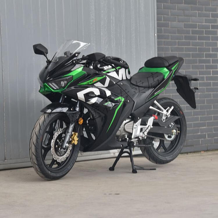 200cc街跑天錾200r摩托车dy200-5f大运 国四电喷整车全国上牌 黑色