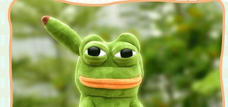 旗舰新品pokemonx丑萌皮卡七夕蛤蟆孤寡悲伤公仔青蛙玩偶皮卡丘情人节