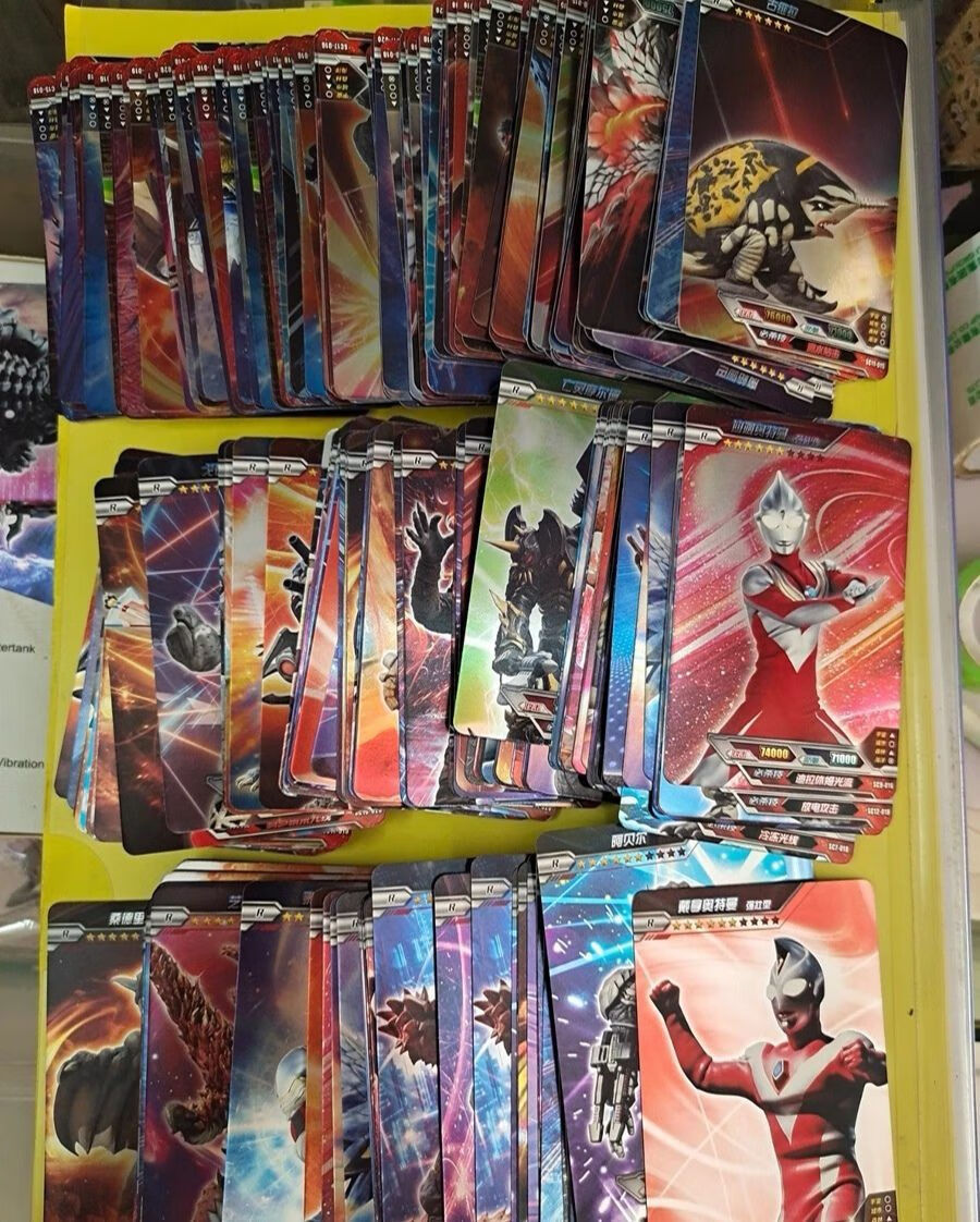 卡游奥特曼卡片 r卡 sr卡 混合一斤300张卡便宜超值卡片毕业礼物 卡游