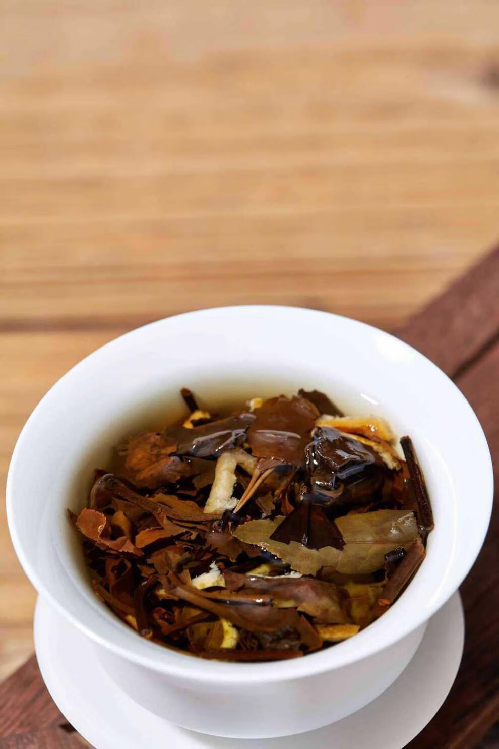 陈皮白茶福鼎老白茶小方片寿眉白牡丹小茶饼 陈皮老白茶1斤(约64片)